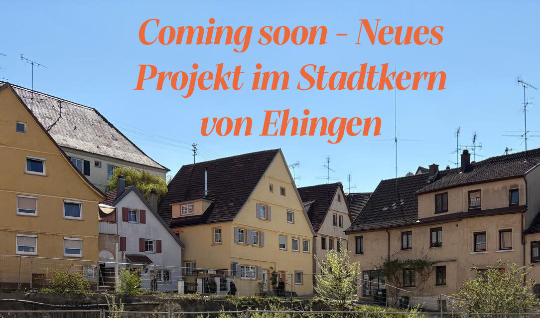 Bild Baulücke mit Text - Coming soon - Variante 2 Kopie